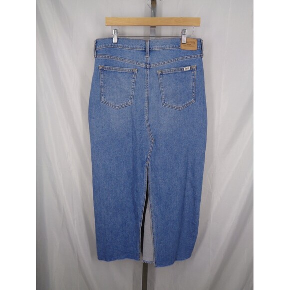 Levi Strauss Signature Gold Long Jean Skirt Size 10 W30 - Picture 2 of 13
